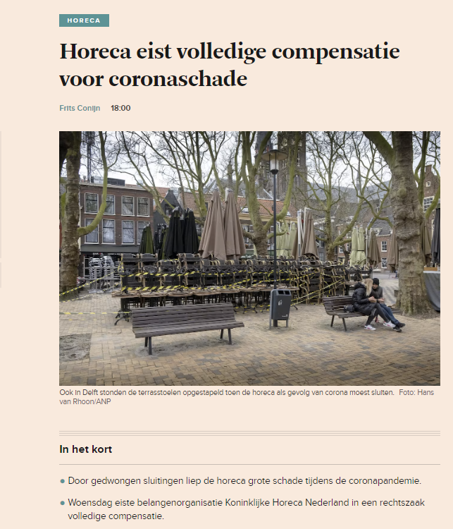 Narline in het financieel dagblad