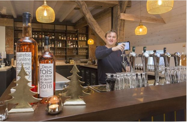 Restaurant Narline in Zuidwolde met Hendrik-Jan Lip in de Hoogeveensche Courant.