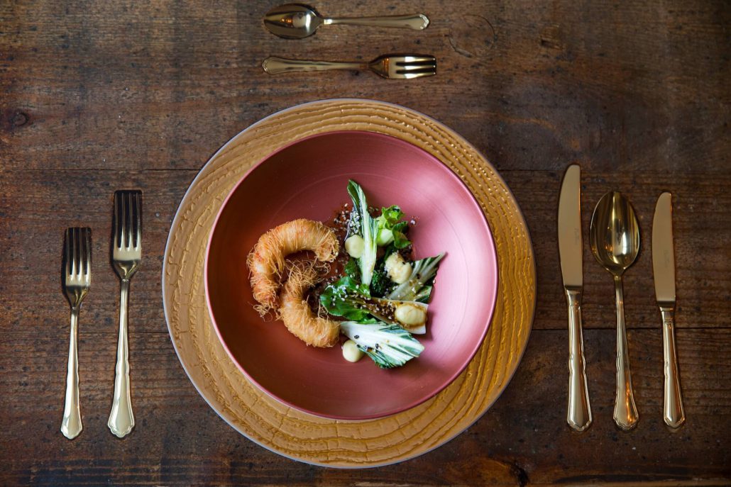 Culinair genieten van dit gamba gerecht bij restaurant Narline in Zuidwolde Drenthe.